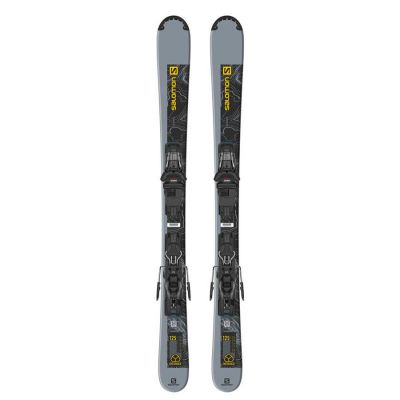 Salomon Ski Set E Distance 125 + M10 GW L90 Colour: BLACK/YELLOW / LENGTH: 125